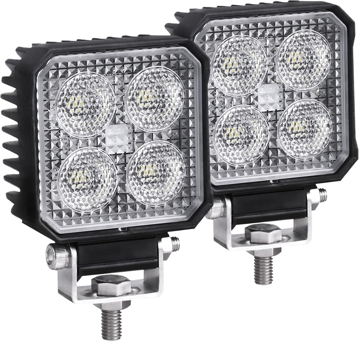 2.8 Inch 2000 Lumen Square LED Work Light - Model PX0724 - 2 Pack