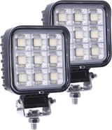 3.3 Inch 3400 Lumen Square LED Work Light - Model PX1854 - 2 Pack