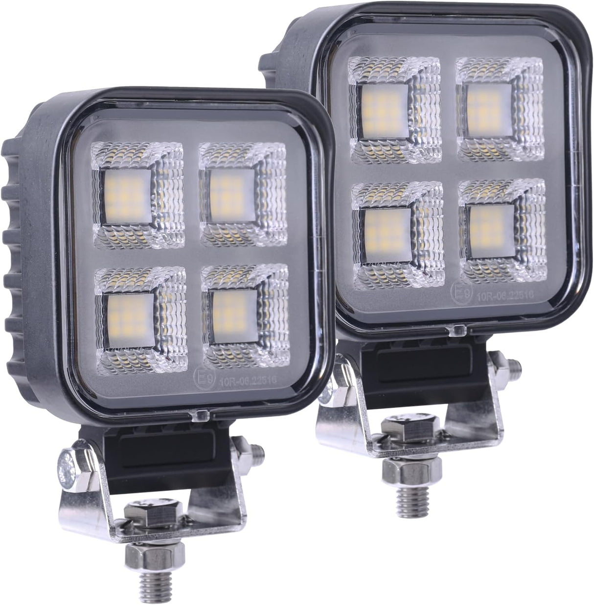 3 Inch 2300 Lumen Square LED Work Light - Model PX1736 - 2 Pack