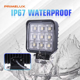 3.9 Inch 4000 Lumen Square LED Work Light - Model PX1954 - 2 Pack