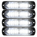 4.4 Inch 10 LED Ultra Slim Strobe Lighthead - Model PW0210 - 4 Pack