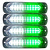 4.4 Inch 10 LED Ultra Slim Strobe Lighthead - Model PW0210 - 4 Pack