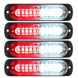 4.4 Inch 10 LED Ultra Slim Strobe Lighthead - Model PW0210 - 4 Pack